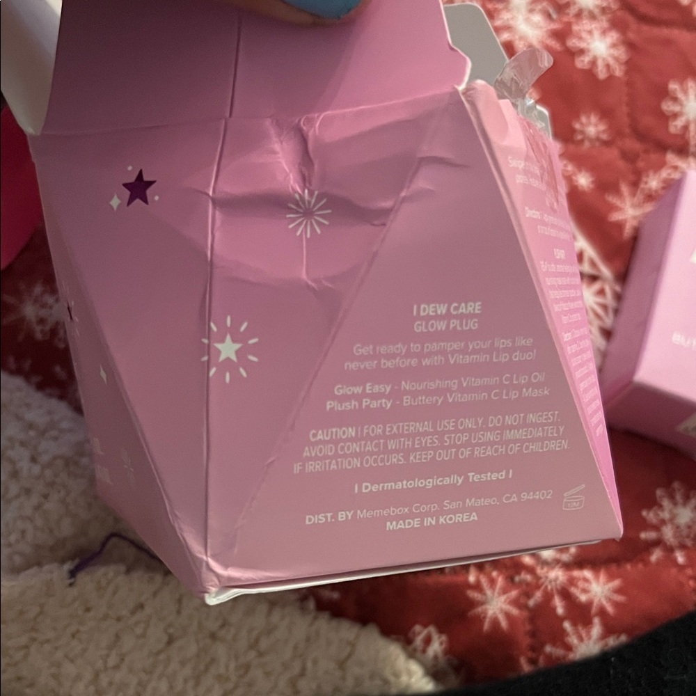 I Dew Care Glow Plug Vitamin C Lip Oil & Mask Duo - Pink - Picture 12 of 14